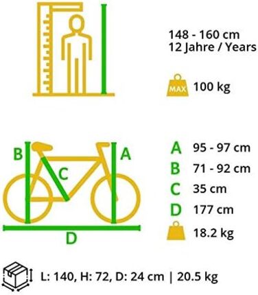 Гірський велосипед BIKESTAR Hardtail алюмінієвий, 21 швидкість Shimano, дискові гальма, 27.5