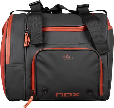 Сумка для паделу Nox Luxury Open Series, чорна з червоним