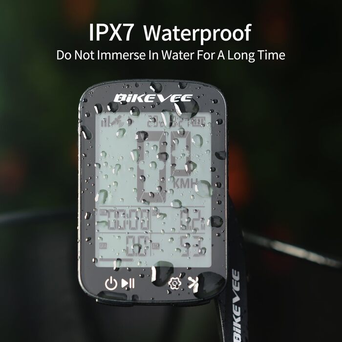 Велокомп'ютер GPS бездротовий водонепроникний 2.4