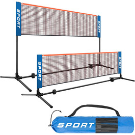 Набір для бадмінтону та піклболу AKOZLIN: регульована висота, сумка для перенесення, універсальне поле для бадмінтону, волейболу, тенісу, піклболу та футбольного тенісу