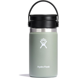 Термос HYDRO FLASK 354 мл вакуумний, нержавійка, герметичний, кришка Flex, для кави, колір Agave