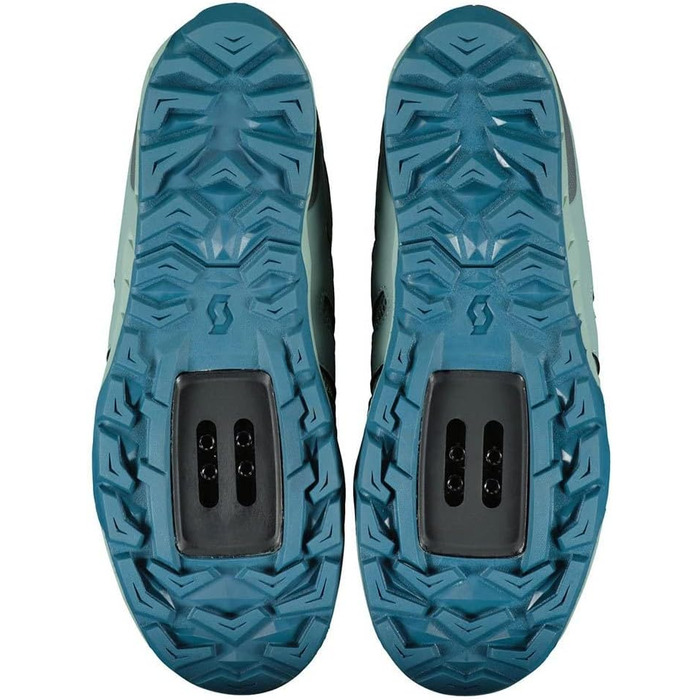 Велосипедні черевики Scott 288830 унісекс (37 EU, зелено-блакитні)