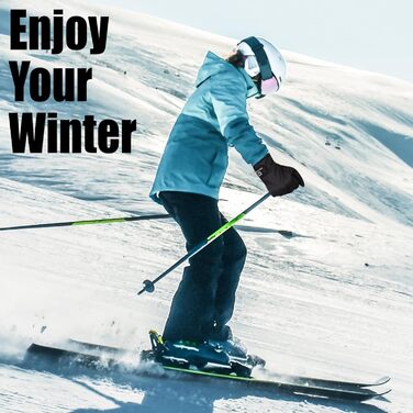 Велосипедні рукавички Westwood Fox: теплі зимові рукавички з водонепроникним екраном, вітрозахисні термо-рукавички для чоловіків та жінок, чорний колір, розмір L