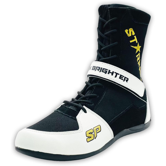 Боксерські чоботи Starpro Superior - для боксу, ММА, муай-тай, кікбоксингу, спарингу. Зручні боксерські кросівки для кікбоксингу, бодібілдингу та екстремальних видів спорту. Гумова підошва, розмір 41 EU, білі.