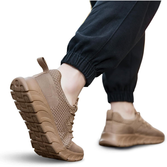 Чоловічі кросівки Damyuan: спортивні, для бігу, туризму, тенісу та фітнесу (48 EU, Колір: Коричневий)