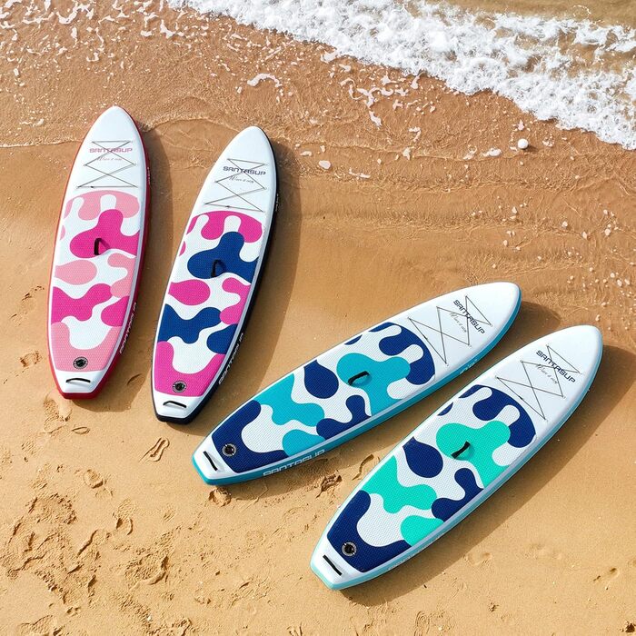 Надувне SUP-борд Stand Up Paddle Board 320/335см з аксесуарами: весло, насос, рюкзак, лінь, водонепроникна сумка. Для дорослих. Колір: корал