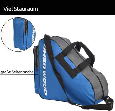 Сумка для ковзанів Sherwood: для ковзанів, роликів та хокею (Marine)