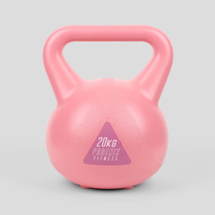 Вінілова гиря Phoenix Fitness для силових та кардіотренувань, важка вага