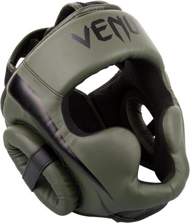Захисний шолом Venum Elite, хакі/чорний, для боксу та ММА