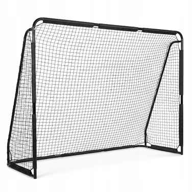 Переносні футбольні ворота Xboost, чорні, 300 x 200 x 90 см