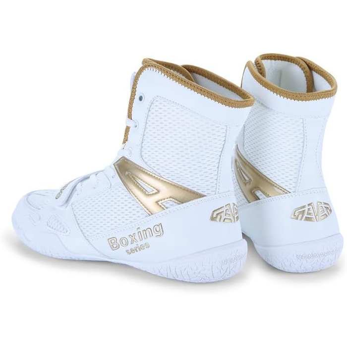 Боксерські кросівки для чоловіків. Зручні, дихаючі кросівки для боксу, єдиноборств, фітнесу та бодібілдингу. Білий, сірий колір. Розмір 41 EU.