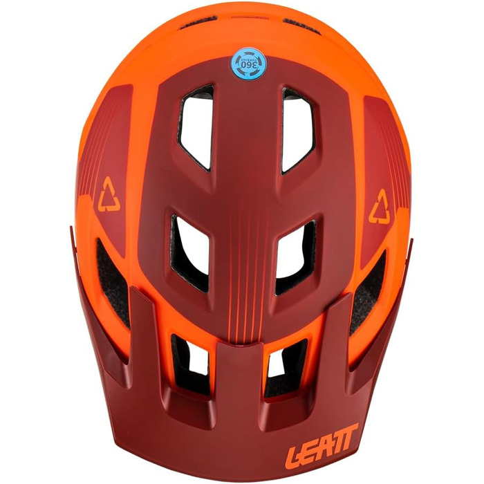 Дитячий велосипедний шолом Leatt MTB AllMtn 1.0 V23 Flame XS 50-54 см
