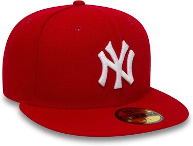 Кепка New Era New York Yankees 59fifty MLB Basic чорна/біла (однорозмірні)