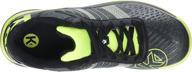 Дитячі гандбольні кросівки Kempa Attack Contender Junior - чорний, сірий, жовтий (29 EU)