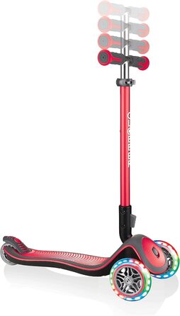 Дитячий самокат Globber Elite Roller, 3 колеса, LED, регульована висота, ABEC 5, для дітей від 3 років