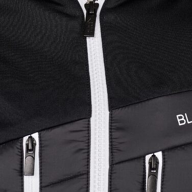 Чоловіча лижна куртка Black Crevice для гірськолижного туризму. Тепла зимова куртка з нейлону, PES та спандексу. Вітро- та водонепроникна, з великою свободою рухів. Чорно-біла.