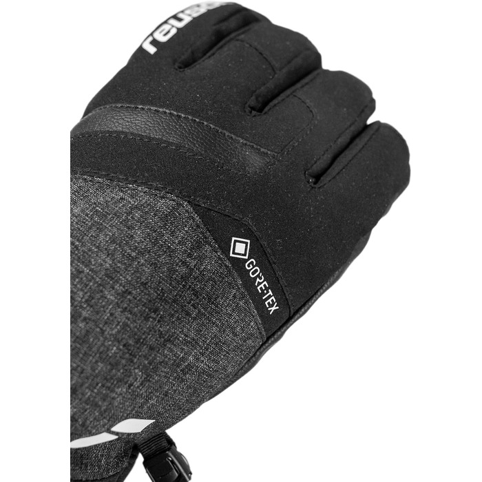 Герметичні гірськолижні рукавички Reusch Gore-TEX унісекс Softshell, чорно-сірі, розмір 7.5