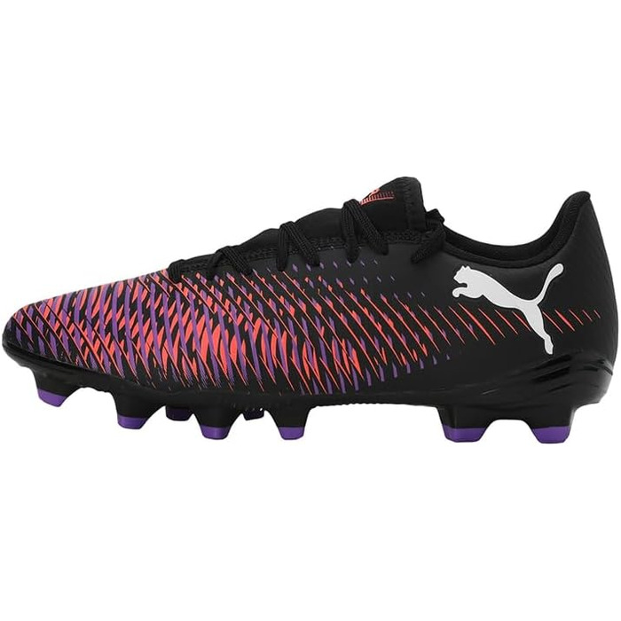 Жіночі футбольні бутси PUMA Future 8 Play FG/AG, 38 EU, Puma Black/Puma White/Glowing Red