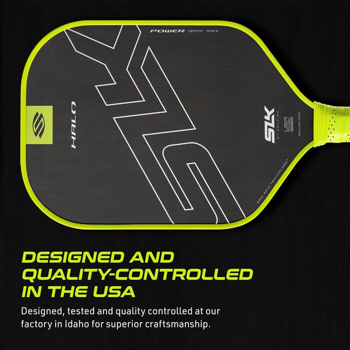 Pickleball-Paddel Selkirk Vanguard Power Air Premium | Вуглецеве волокно, 360 Proto Molding, Flexfoam Perimeter | Максимальна потужність та контроль, зелений, 2025 | Універсальна ракетка для піклболу
