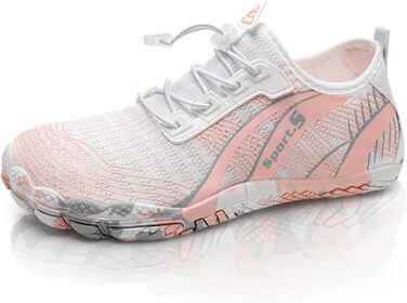 IceUnicorn Взуття для плавання та фітнесу, аквашузи для чоловіків та жінок, підошва без шкарпеток, 36 EU, помаранчевий