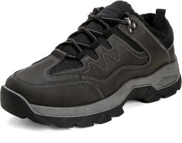 Черевики для туризму чоловічі зимові утеплені, трекінгові черевики, зимові черевики, неслизькі, легкі, черевики для хайкінгу, зручні зимові черевики, альпіністські черевики, водонепроникні черевики для хайкінгу, outdoor черевики (Сірий, 41 EU)