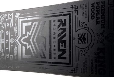 Сноуборд RAVEN: комплект сноуборда Solid Steel + кріплення Fastec FT360 Black (161 см) + кріплення FT360 Black L