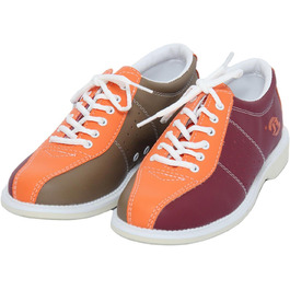 Ботинки для боулінгу JiuQing для чоловіків та жінок, шкіряні, з ковзною підошвою, для початківців, для тренувань, легкі, шнуркові, 38 EU, червоні/бордові