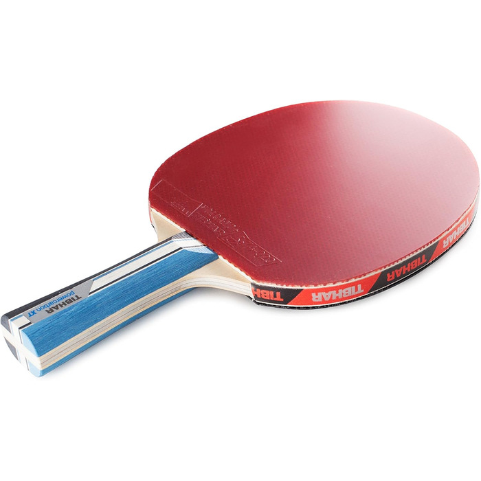 Настільний тенісний ракетка Tibhar Powercarbon XT, універсальна та атакуюча, ITTF, жовта