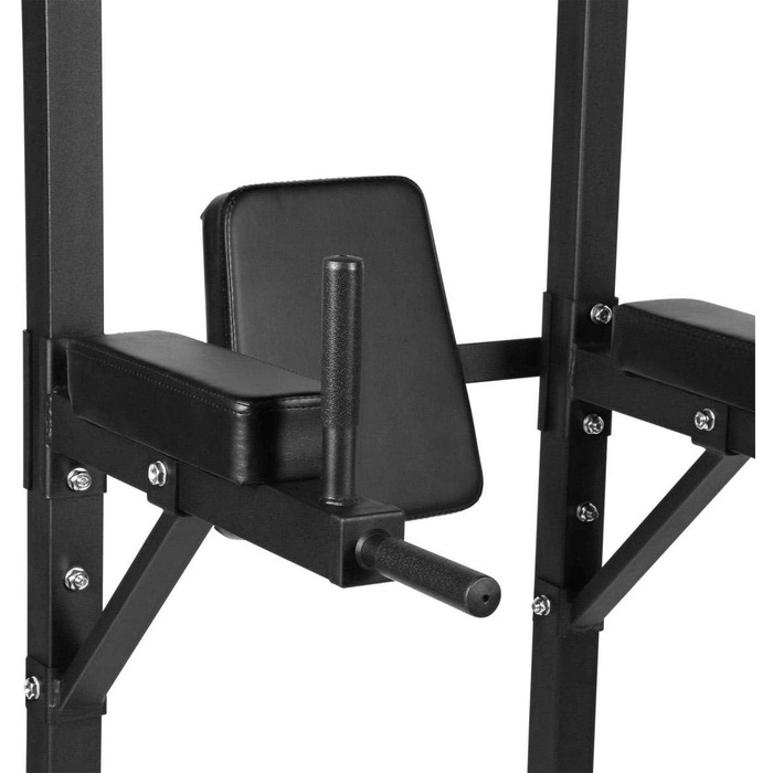 Power Tower GORILLA SPORTS® - турнік, бруси для віджимань, турнік, сталевий, чорний. Багатофункціональна станція для силових тренувань