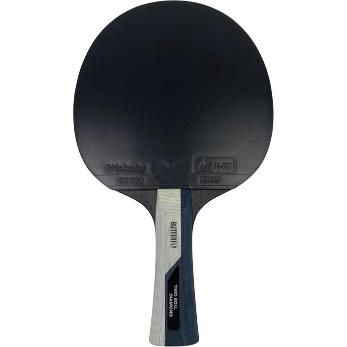 Набір для настільного тенісу Butterfly Timo Boll Diamond: 2 ракетки, чохол, 3 м’ячі, накладка ITTF Wakaba, для досвідчених гравців