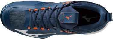 Волейбольне взуття Mizuno Unisex, білий (46 EU, Navy)