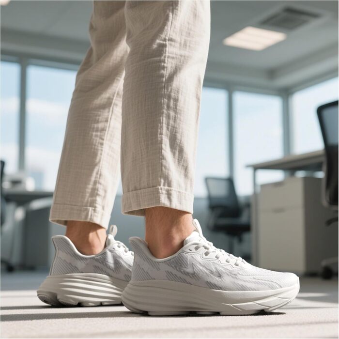 Чоловічі кросівки для бігу та ходьби ALLSWIFT (42 EU, білий)