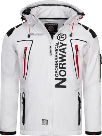 Чоловіча демісезонна куртка Geographica Norway Softshell для гірських походів та спорту, водонепроникна осіння/зимова куртка, колір Roya Bau, розмір L