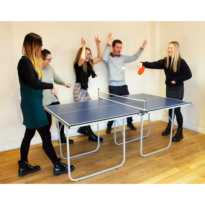 Стіл для настільного тенісу Ping-Pong, складаний, комплект: ракетки, м'ячі, сітка, багатофункціональний