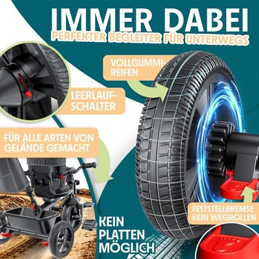 Дитяче триколісне велосипед KIDIZ 6в1 з батьківською ручкою, кошиком, дахом та гальмами. Підходить для дітей від 9 місяців до 25 кг. Рожевий.