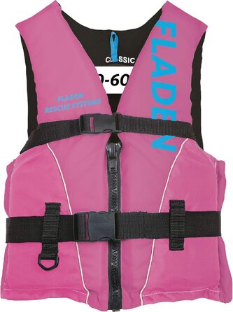 Рятувальний жилет FLADEN Mega Fishing 50N для дітей і дорослих, S-XL, чорний, 90+ кг