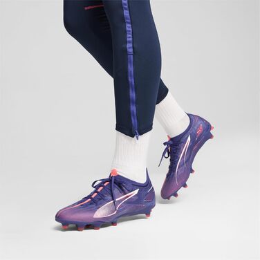 Кросівки для футболу PUMA Ultra 5 Match FG/AG, унісекс, розмір 39 EU, колір Lapis Lazuli-PUMA White-Sunset Glow