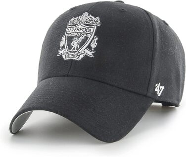 Кепка '47 Liverpool FC MVP Unisex, чорна, регульована, з логотипом LFC