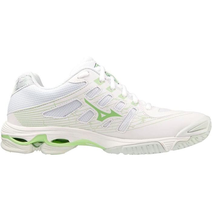Волейбольне взуття Mizuno Wave Voltage Unisex, білий колір, розмір 37 EU, модель Clearwater Tennisbal