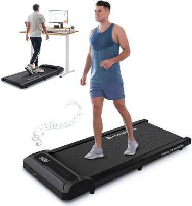 Компактна бігова доріжка Mobvoi Home Walking Pad з дистанційним керуванням, LED-дисплеєм, для дому та офісу, швидкість до 6 км/год, вантажопідйомність 120 кг