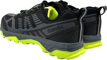 Чоловічі та жіночі трекінгові черевики для хайкінгу та бігу (46 EU, чорний, сірий, зелений)