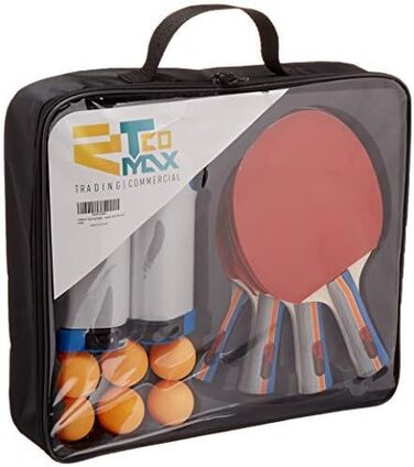 Набір для настільного тенісу RTMAXCO: 2 ракетки, 6 м'ячів, сітка, сумка. Професійний набір для настільного тенісу
