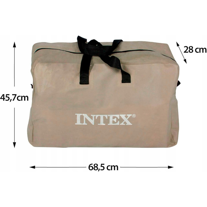 Надувний каяк Intex Challenger K2 (351 см) на 2 особи, з веслами та насосом