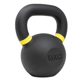 Човник-гиря Strength Shop 16 кг, чавунна з ергономічною ручкою та чорним порошковим покриттям для тренування всього тіла