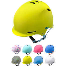 Дитячий велосипедний шолом meteor® BMX, для скейтборду, роликів, M (52-56 см), жовтий, безпечний шолом для дітей