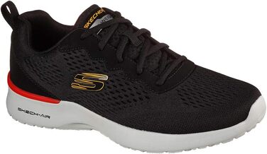 Чоловічі кросівки Skechers Skech-air Dynamight Tuned Up чорного кольору з сірими вставками, 42 EU