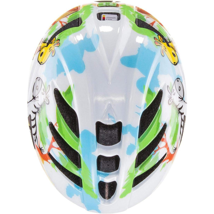 Дитячий велосипедний шолом Uvex Kid 1 Safari, 47-52 см, легкий, регульований розмір, можливість встановлення LED-підсвітки