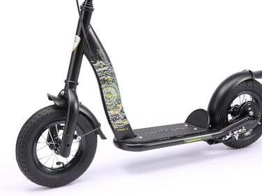 Дитячий самокат STAR SCOOTER з надувними колесами 10 дюймів для хлопчиків і дівчат від 4 років, класичний, безпечний, тестування без ризику