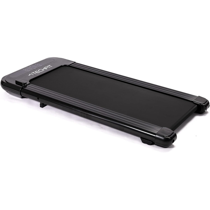 Електрична бігова доріжка TechFit WP-500 для дому, складана, 2 к.с., 6 програм, 16 швидкостей до 7 км/год, LCD-дисплей, чорна, універсальний розмір