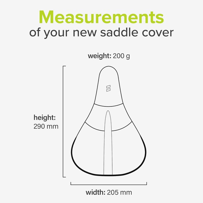 Покриття для велосипедного сидіння VELMIA з Memory Foam - м'яке, ергономічне, для жінок та чоловіків, підходить для трекінгу